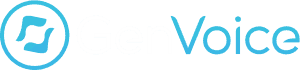 GenVoice white logo